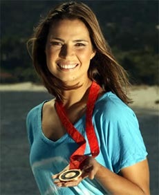 Isabel Swan, medalha de bronze em Pequim